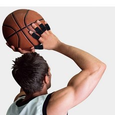 손가락보호대 핑거슬리브 손가락관절보호대 10p 손가락보호대 엄지손가락보호대, 블랙