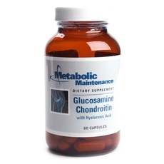 METABOLICMAINTENANCE 葡萄糖胺軟骨素玻尿酸補充膠囊, 60顆, 1罐