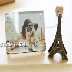 - 자석 자동차 사진 대쉬보드 미니 액자 세로형 -, 55x80 세로