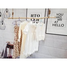 나뭇가지 통나무 디스플레이 의류 진열대 봉 벽걸이 디피, 포크 미포함 2.5m