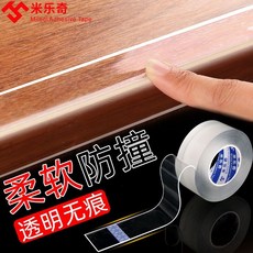 米乐奇 透明防霉膠帶 防撞條, 1個,套,箱, 【5米長/1捲】,3公分寬---【1mm厚】, null