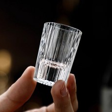 중국 바이주 고량주 전통주 술잔 유리잔, 본상품