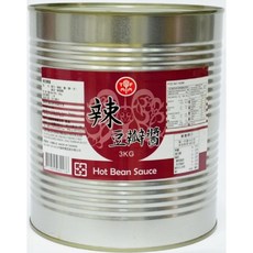 天府牌 辣豆瓣醬 3KG, 1個, 使用基改黃豆