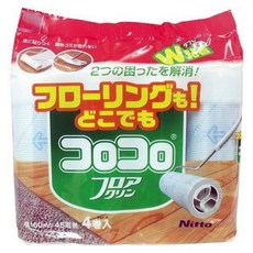 Nitto 日東 滾筒式地板清潔黏把 4入, 1個