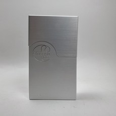匠斗煙具 Carven 香菸盒【磁吸蓋 金屬防撞】鋁合金磁吸菸盒 金屬菸盒 防壓菸盒 名片盒 卡片匣, 白銀, 1個