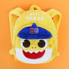 핑크퐁 유아배낭-아기상어 모자블루 B131