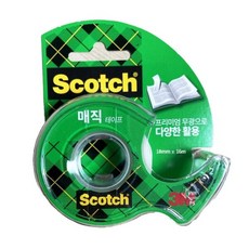 3M 매직테이프 디스펜서 18mmx16m, 1개