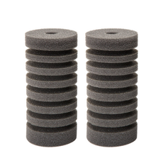 이스타 스몰 스펀지 리필 (색상 변색 제품) 2pcs 고무 미포함 어항 수조 여과기 쌍기 교체용, 1개