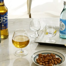 루미낙 오로라 꼬냑 유리 글라스 소주잔 소맥잔 소주컵, 130ml, 1개