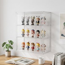Curious Pony 피규어 장식장 피규어 케이스 아크릴 진열대, 1개