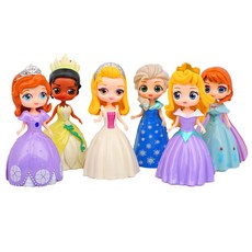 캐보트 왕눈이 공주 클립인형 18종, 12cm, 혼합색상, 18개