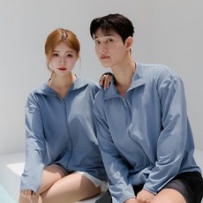 크라시앙 자체제작 선핏 커플 집업 래쉬가드 기본 긴팔 여성 남성 남녀공용 루즈핏 커플 수영복