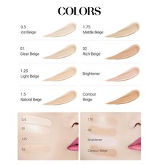 The Saem Cover Perfection Tip Concealer 遮瑕液, 1個, #02 Rich Beige