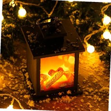 실내 장식용 벽난로 모양 무드 조명 따뜻한 불빛 분위기 연출 거실 침실 인테리어, 1개, 상세페이지 참조