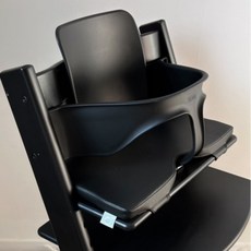 스토케 트립트랩 매트 방석 하이체어 방수 쿠션 이유식 원목 의자 야마토야, 트립트랩 블랙