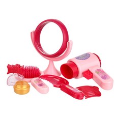 핑크 미용실 놀이 장난감 헤어 드라이기 세트 여아 유아놀이 소꿉장난 완구