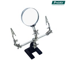 Pro'skit寶工 3倍放大輔助夾座 焊接輔助夾 放大鏡 焊台 夾子 烙鐵夾具, 1個, 608-391A