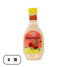 오뚜기 1000아일랜드드레싱, 500g, 8개