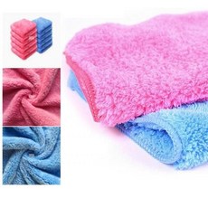 극세사 양면 걸레 10장 30X40 청, 핑크