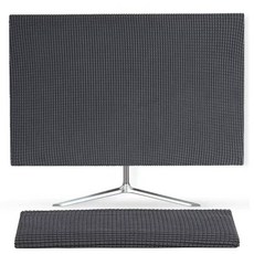 모니터 더스트 커버 키보드 케이스 정전기 방지 방진 보호 LCD/LED/HD 패널 컴퓨터 슬리브 PC 데스크톱 및 TV와 호환 다크 그레이 58.4-66cm23-26인치 1, 27-30inch