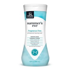 Summer's Eve 舒摩兒 無香型 pH平衡潔膚露 24小時清新, 1件, 444ml