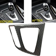 亮光真碳纖維 卡夢 排檔面板框 貼片 適用於 12-18 F30 F31 F34 335i 328i