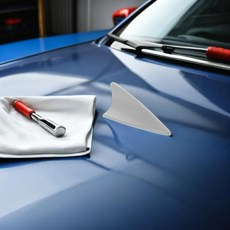 상어 지느러미 안테나 커버 차량용 자동차 지붕 교체품 트럭용 내후성 내구성, 기본