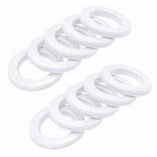 로즈퀸 커튼 아일렛 링 DIY 커텐 부자재 저소음링 10P 세트, 1개, 화이트 10p