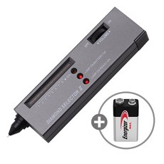 루트바나나 다이아몬드 테스트기 + 9V 건전지 포함 보석 다이아 감별기 테스터기, 1개