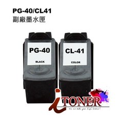 iTONER PG-40 黑色墨水匣 適用於 Canon IP1880 IP1980 MP145 MP180 MP198 MX308, 詳見包裝, 詳見包裝, PG-40黑