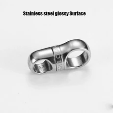 초경량 티타늄 합금 키체인 스테인레스 스틸 휴대용 황동 360 ° 회전 가능 자동차 키 링, 05 1