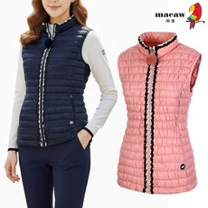 (여성)퀼팅 디테일 집업 패딩 베스트_MMW3PV81
