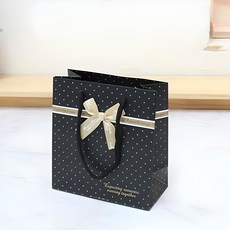 에이비엠코리아 골드리본 쇼핑백 5p, 혼합색상, 1세트