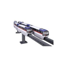 후지미 모델 1/150 스트럭처 키트 시리즈 No.17 EX-1 도쿄 모노레일 2000형 구도색 6량 편성(미도색 키트) STR-17 EX-1