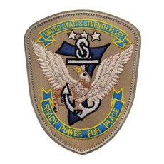 UNITED STATES SEVENTH FLEET 臂章, 1個