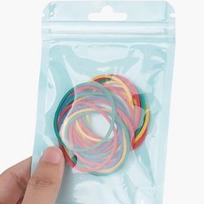 (6-10cm) 액세서리 포장봉투 액세서리 지퍼백 소분팩 포장용품, 6x10 - 옐로우그린, 1개, 1개