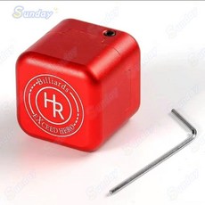 HR 巧粉盒 專業巧粉夾 高性能噴砂工藝 磁吸設計, HR鋁合金四方巧克盒紅色+扳手, 1個