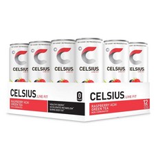 Celcius 健康能量飲料覆盆子巴西莓綠茶, 12個