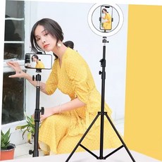 스마트폰접이식삼각대 튼튼한 대형 높이조절 스마트폰 셀카봉 삼각대 210cm, 본상품