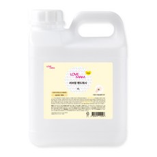 러브맘 핸드워시 리필 레몬향, 4L, 1개