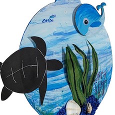 와패걸이 만들기 바다풍경6종 바다만들기키트, 고래