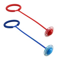 위시월드 LED 발목 줄넘기 KC인증, 블루, 2개, 레드