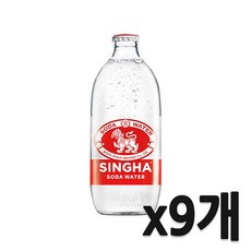 싱하 소다워터 탄산수, 9개, 325ml