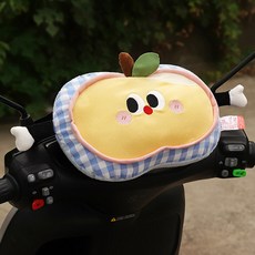 卡通電動車寶寶防撞墊, 黃蘋果, 1個