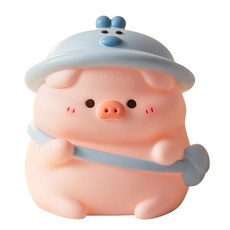 초이스콕 귀여운 돼지저금통 지폐 동전 저금통, 1개, 블루