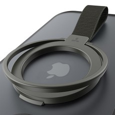 TORRAS OmniRing MagSafe磁吸指環旋轉支架, 霧黑, 1個