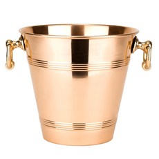 올드더치인터내셔널 솔리드 와인쿨러 브래스 핸들 코퍼 4.5L, Copper, 1개