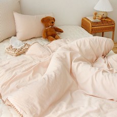 헬로미니미 에어버블 어린이집 낮잠이불 가방 포함 세트, 베이지