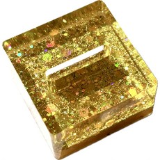 ARTD 아트디 레이쥬 반지 홀더, 1개, 스퀘어골드(1홀)