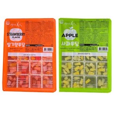 [S] 딸기향 푸딩 1kg+사과 푸딩 1kg, 없음, 1kg